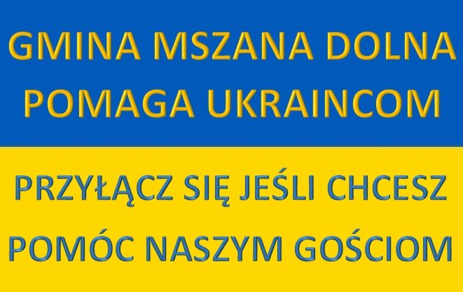 Gmina Mszana Dolna Pomaga Ukraincom