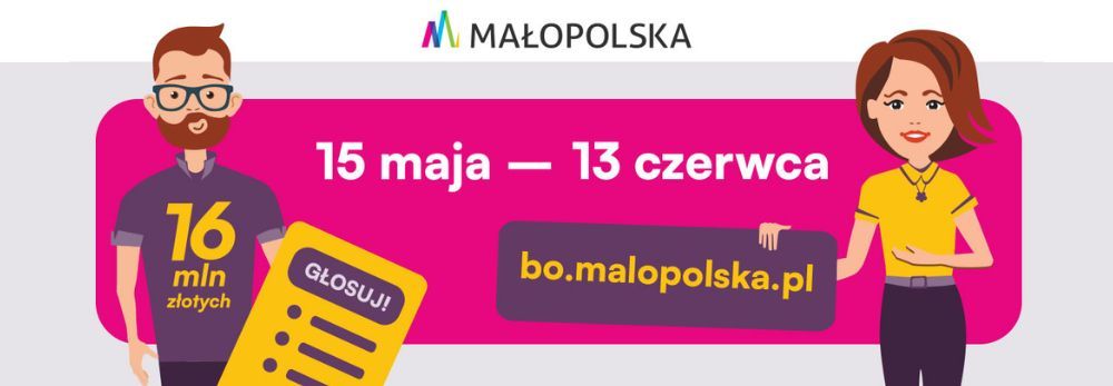 Baner promujący głosowanie do budżetu obywatelskiego